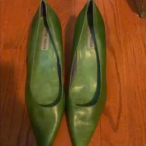 Green Steve Madden heals